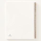 Introvert Geschenk Minimalistische Linienkunst Notizblock (Rückseite)