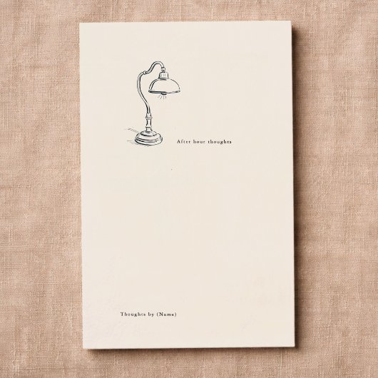 Introvert Gift Minimalist Line Art Journal Insert Visitenkarte