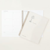 Introvert Gift Minimalist Line Art Quiet Solitude  Planer (Anzeige)