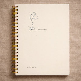 Introvert Gift Minimalist Line Art Quiet Solitude  Planer
