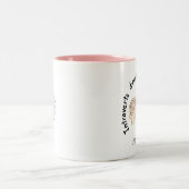 Introvert Grundlagen: Energie innere rosa Zwei-Ton Zweifarbige Tasse (Mittel)