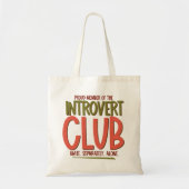 Introvert Klub Tragetasche (Vorne)