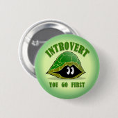 Introvert Knopf Button (Vorne & Hinten)