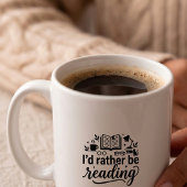Introvert liest Quotes Kaffeetasse