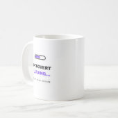 Introvert Loading Funny Mug Kaffeetasse (Vorderseite Links)