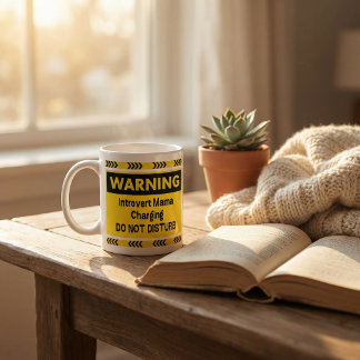 Introvert Mama Charging Funny Coffee Mug Gift Kaffeetasse