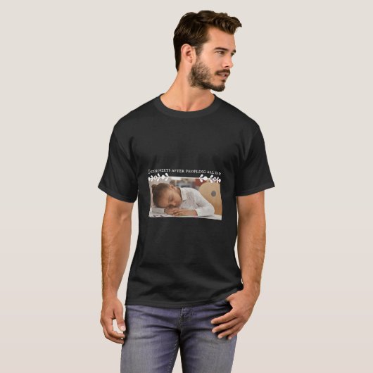 Introvert Meme Dark T - Shirt (Vorne ganz)