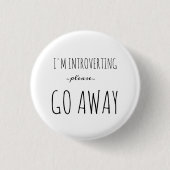 Introvert Miniknopf Button (Vorderseite)