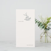 Introvert Minimal Linien Kunst Einsamkeit Journal (Stehend Vorderseite)