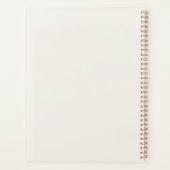 Introvert Minimalist Black and White Art Planner Planer (Rückseite)