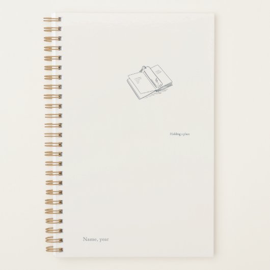 Introvert Minimalist Black and White Small Planner Planer (Vorderseite)