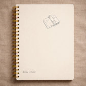Introvert Minimalist Line Art Literary Gift Planer