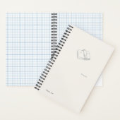 Introvert Minimalist Literary Gift Notebook Notizblock (Innen)