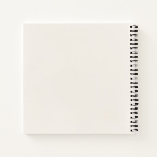 Introvert Minimalist Literary Gift Notebook Notizblock (Rückseite)