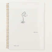 Introvert Minimalist Quiet Solitude Planner Planer (Vorderseite)