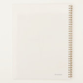 Introvert Minimalist Quiet Solitude Planner Planer (Rückseite)