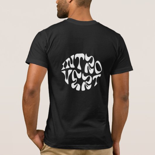 "Introvert Mode: Do Not Disturb" Tee (Rückseite)