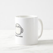 Introvert-Modus aktiviert - Süße müde Charakter-Ca Kaffeetasse (VorderseiteRechts)