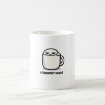Introvert-Modus aktiviert - Süße müde Charakter-Ca