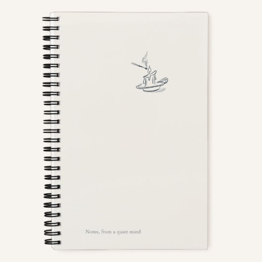 Introvert Quiet Solitude Giftable Notebook Notizblock (Vorderseite)
