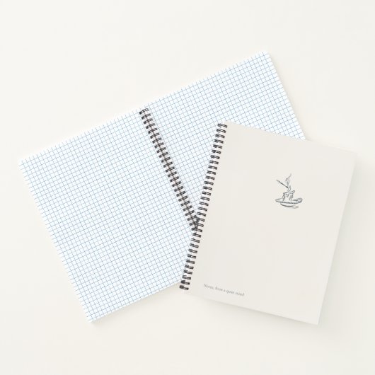 Introvert Quiet Solitude Giftable Notebook Notizblock (Innenseite)