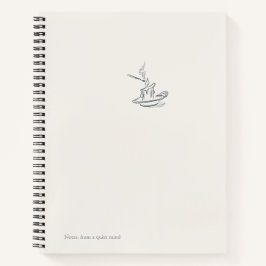 Introvert Quiet Solitude Giftable Notebook Notizblock