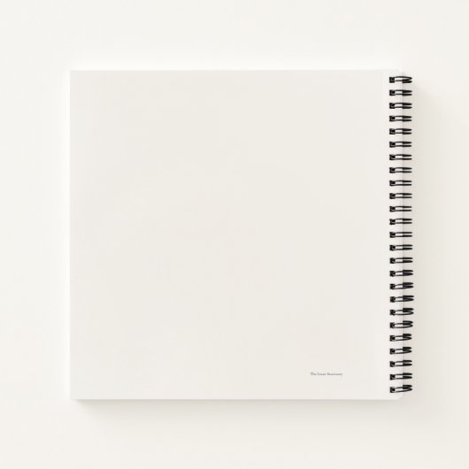 Introvert Quiet Solitude Giftable Notebook Notizblock (Rückseite)