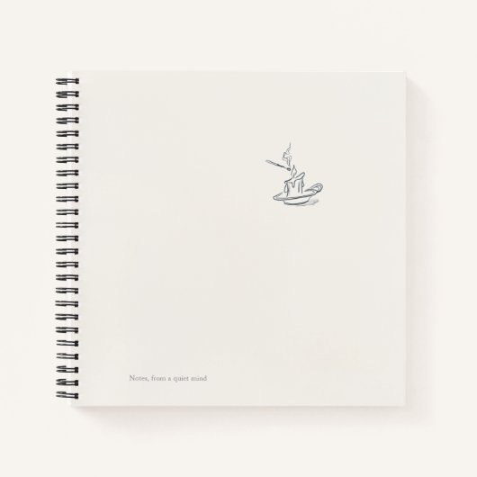 Introvert Quiet Solitude Giftable Notebook Notizblock (Vorderseite)