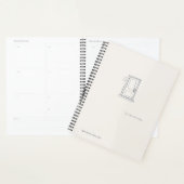 Introvert Quiet Solitude Minimal Line Art Planner Planer (Anzeige)