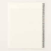 Introvert Quiet Solitude Minimal Line Art Planner Planer (Rückseite)