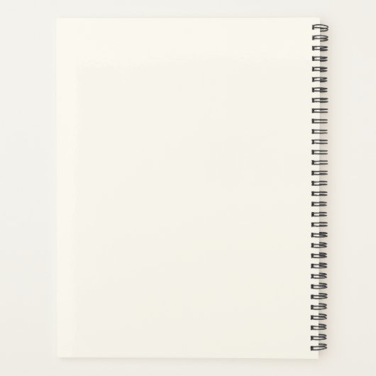 Introvert Quiet Solitude Minimal Line Art Planner Planer (Rückseite)