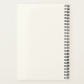 Introvert Quiet Solitude Minimal Line Art Planner Planer (Rückseite)