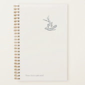 Introvert Quiet Solitude Minimalist Planner Planer (Vorderseite)