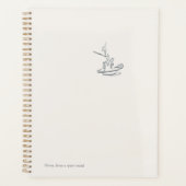 Introvert Quiet Solitude Minimalist Planner Planer (Vorderseite)