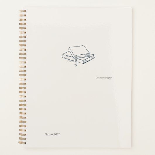 Introvert Quiet Solitude Planner Planer (Vorderseite)