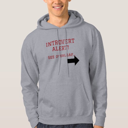 Introvert Quote Collage Tee – Socially Selective (Vorderseite)