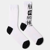 Introvert-Shirt 'Mental Offline' Socken (Rechts)