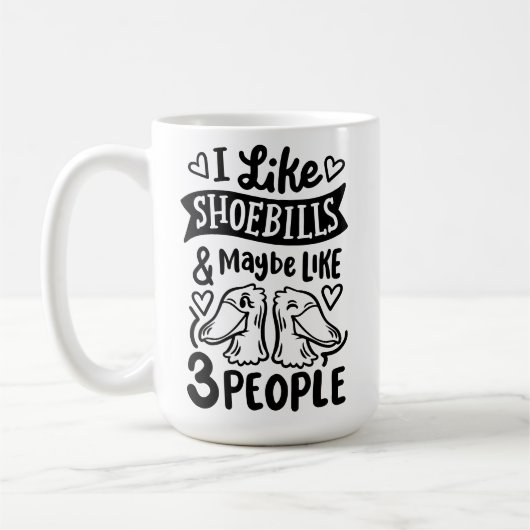 Introvert Shoebill Kaffeetasse (Links)