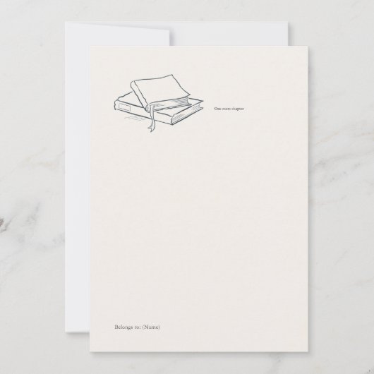 Introvert Solitude Gift Personal Correspondence (Vorderseite)