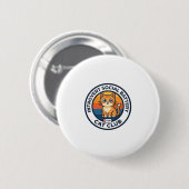 Introvert Sozialbatterie Katze Süße Kitty Design - Button (Vorne & Hinten)