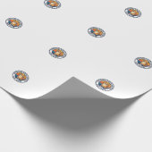Introvert Soziale Batterie Katze Süße Kitty Design Geschenkpapier (Ecke)