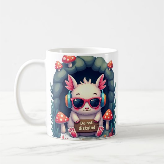 Introvert Soziale Batterie Leer Geräusche Abschirm Kaffeetasse (Links)