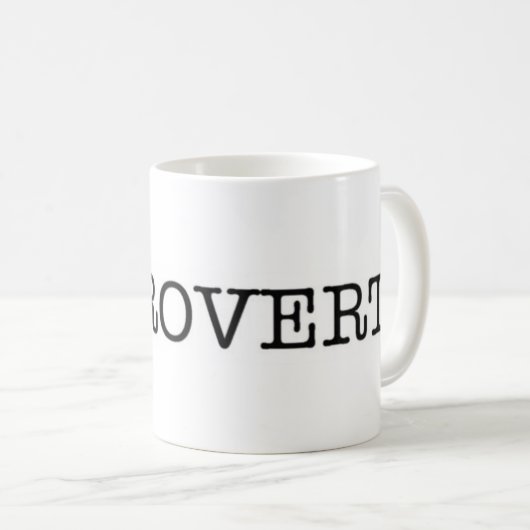 INTROVERT Tasse (VorderseiteRechts)
