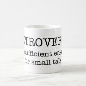 INTROVERT unzulängliche Energie-Tasse Kaffeetasse (Mittel)