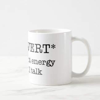 INTROVERT unzulängliche Energie-Tasse Kaffeetasse