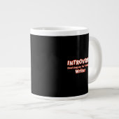 Introvert Writer Jumbo-Tasse (Vorderseite Rechts)