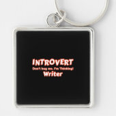 Introvert Writer Schlüsselanhänger (Vorne)