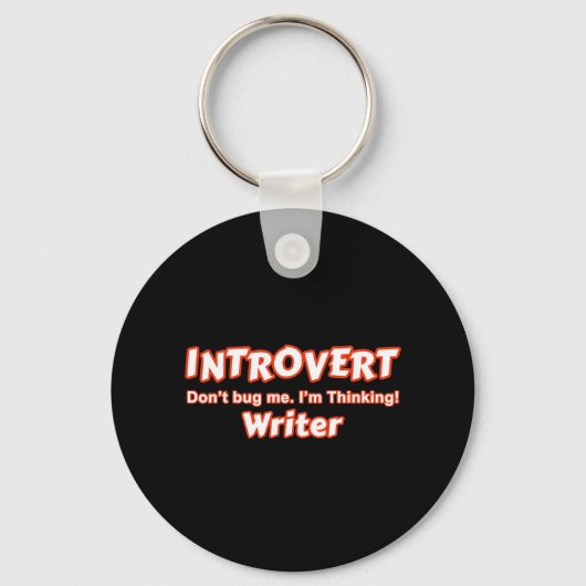 Introvert Writer Schlüsselanhänger (Vorderseite)