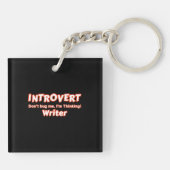 Introvert Writer Schlüsselanhänger (Rückseite)