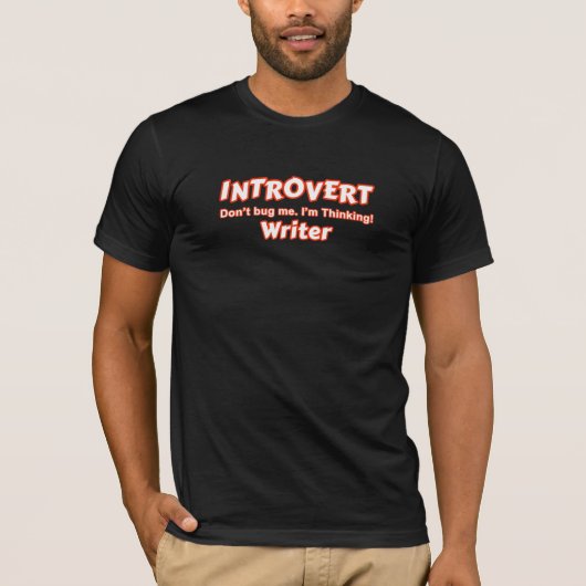 Introvert Writer T-Shirt (Vorderseite)